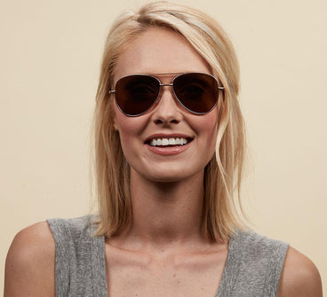 ULTRAVIOLET GOLD SUNGLASSES