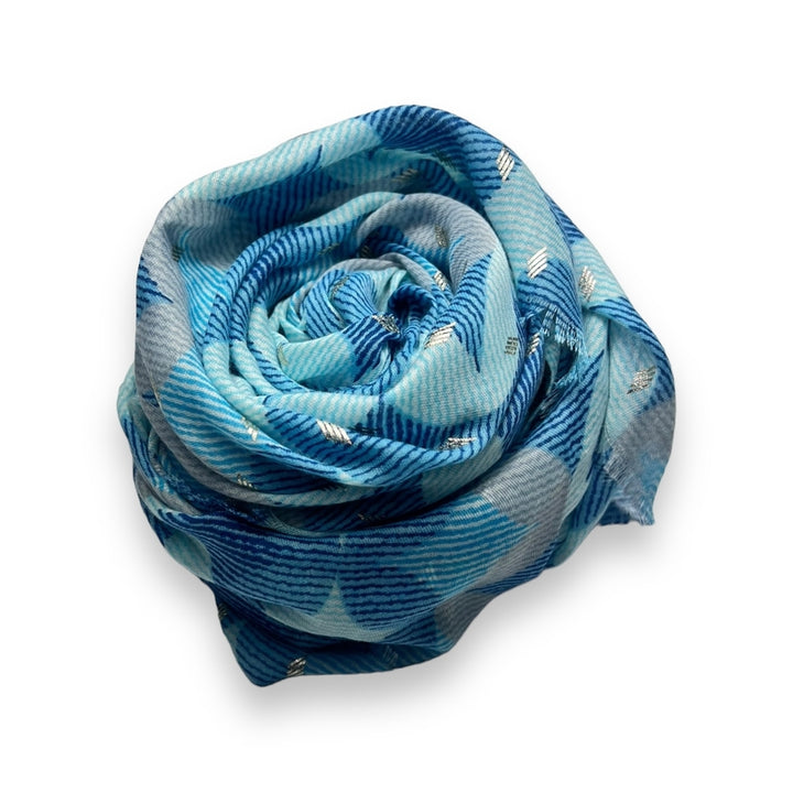 BLUERETRO PRINT SCARF