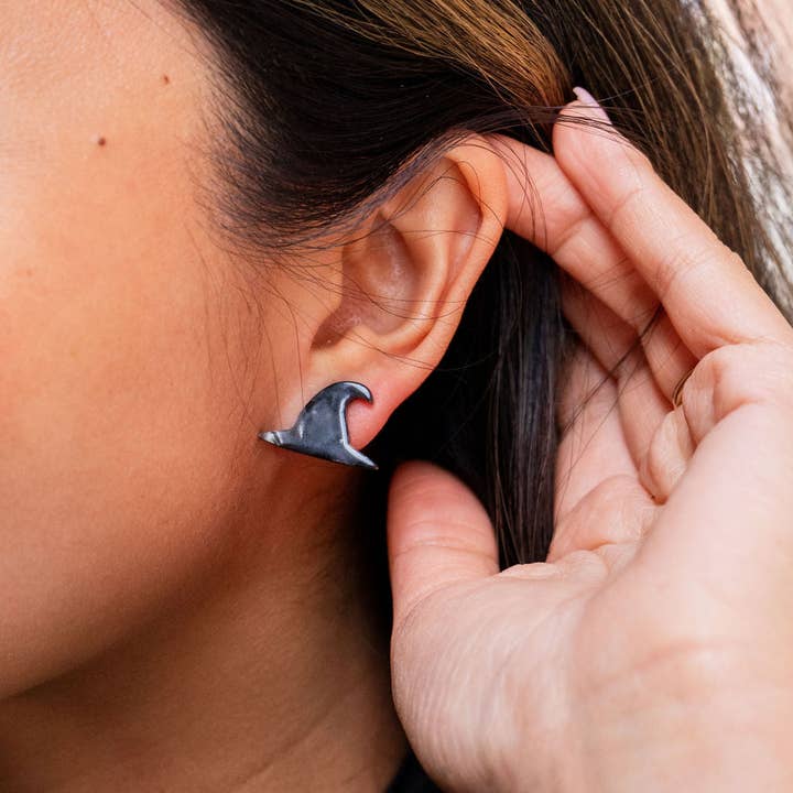WITCH HAT POST EARRINGS