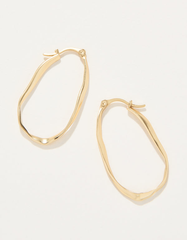 ISLE OF HOPE GOLD HOOP EARRINGS