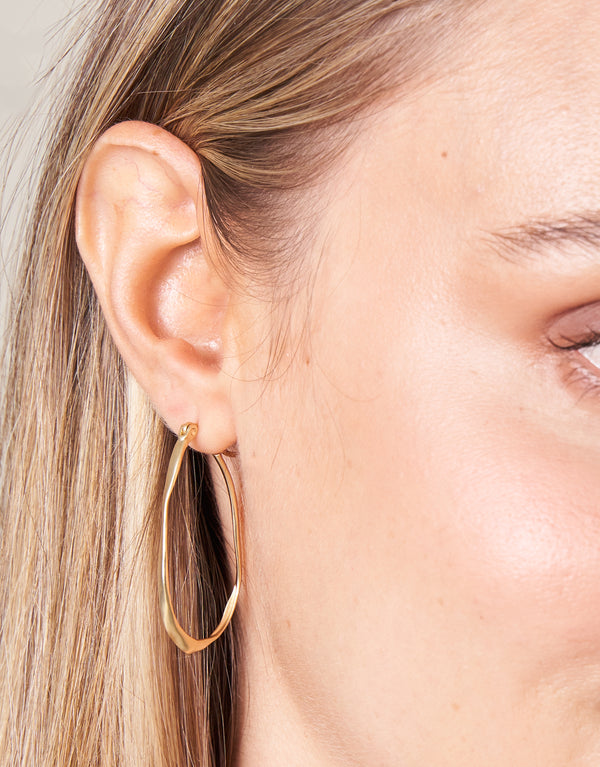ISLE OF HOPE GOLD HOOP EARRINGS