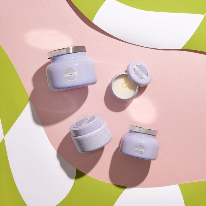 LAVENDER VOLCANO 3OZ MINI TIN CANDLE