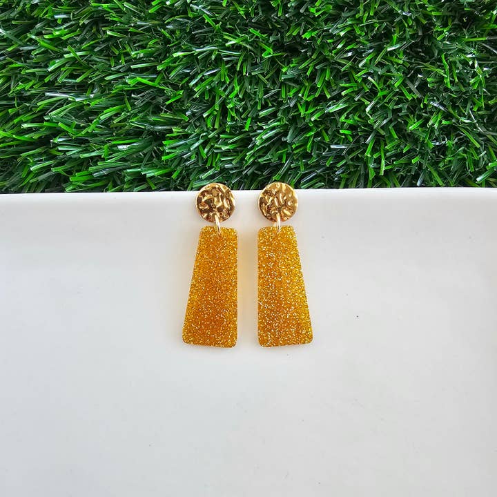 MIA GOLDEN YELLOW EARRINGS