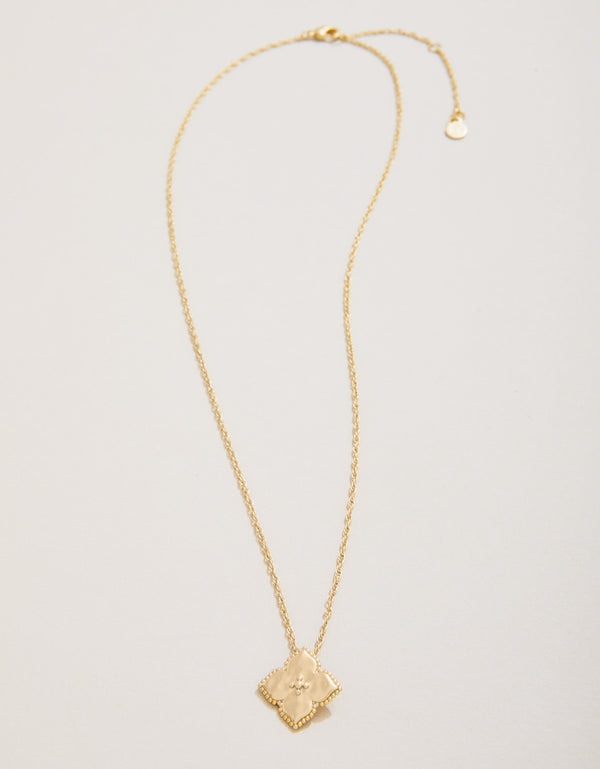 RICHMOND HILL PETITE GOLD 18" NECKLACE