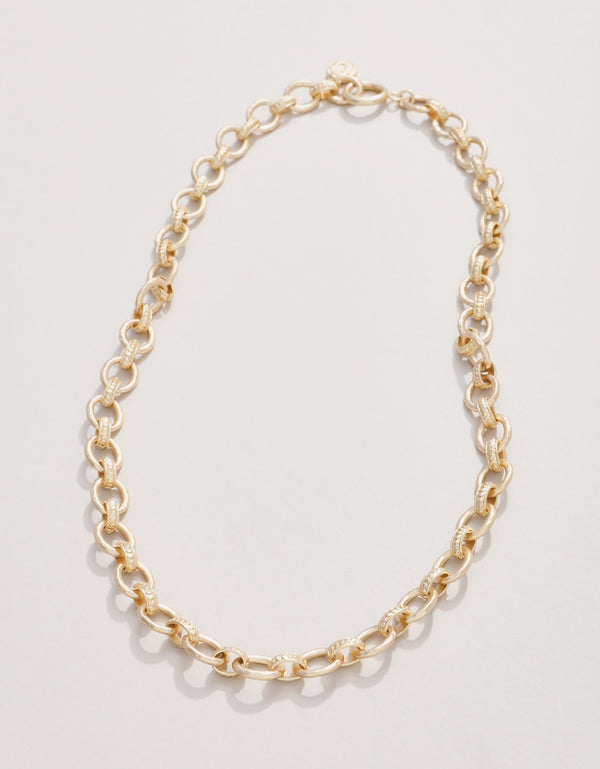 KARINA 18" GOLD CHAIN NECKLACE