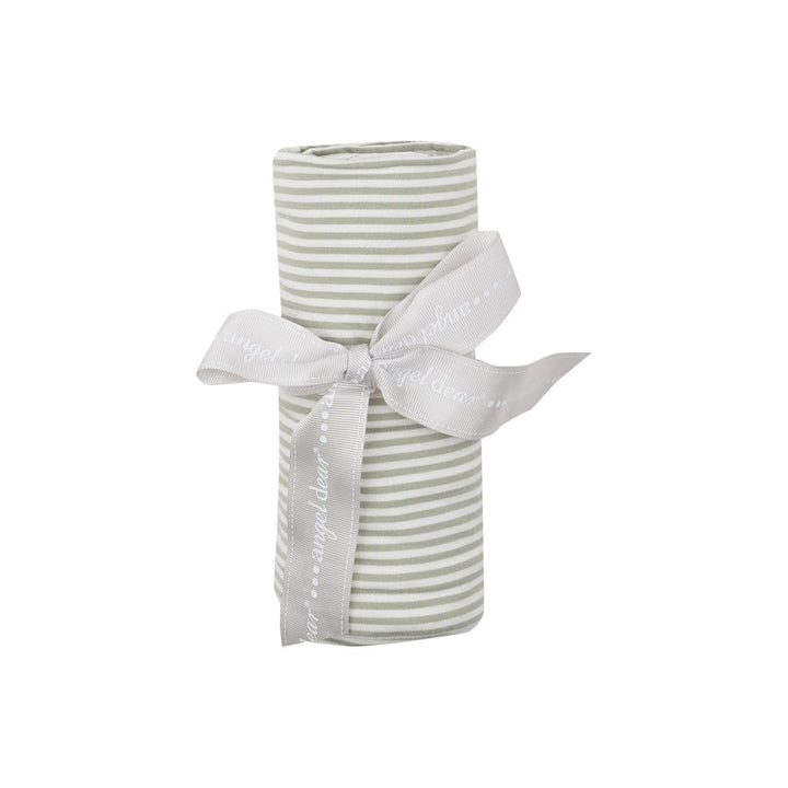 DESERT GREEN STRIPE SWADDLE BLANKET