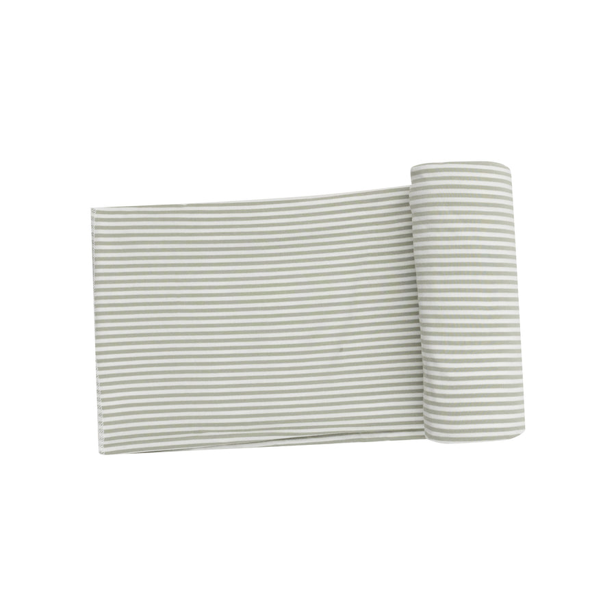 DESERT GREEN STRIPE SWADDLE BLANKET