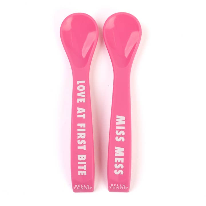LOVE AT FIRST BIT MISS MESS SPOON SET