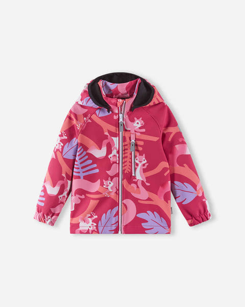 TODDLER VANTTI BERRY BRIGHT SOFTSHELL JACKET