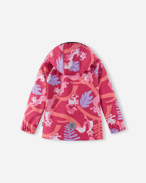 TODDLER VANTTI BERRY BRIGHT SOFTSHELL JACKET