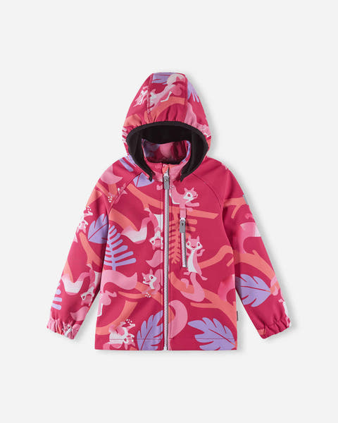 TODDLER VANTTI BERRY BRIGHT SOFTSHELL JACKET