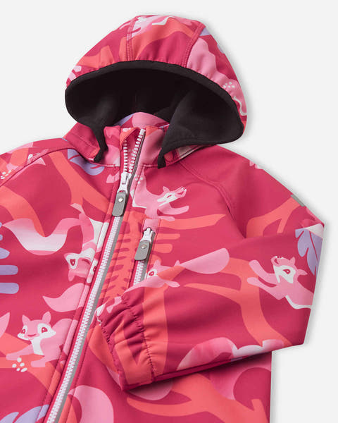 TODDLER VANTTI BERRY BRIGHT SOFTSHELL JACKET