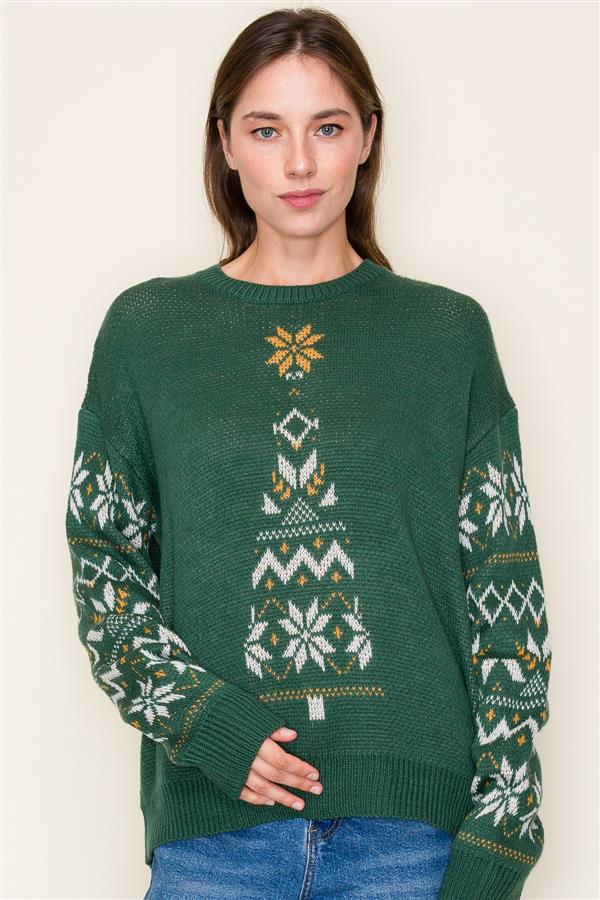 OH CHRISTMAS TREE SWEATER