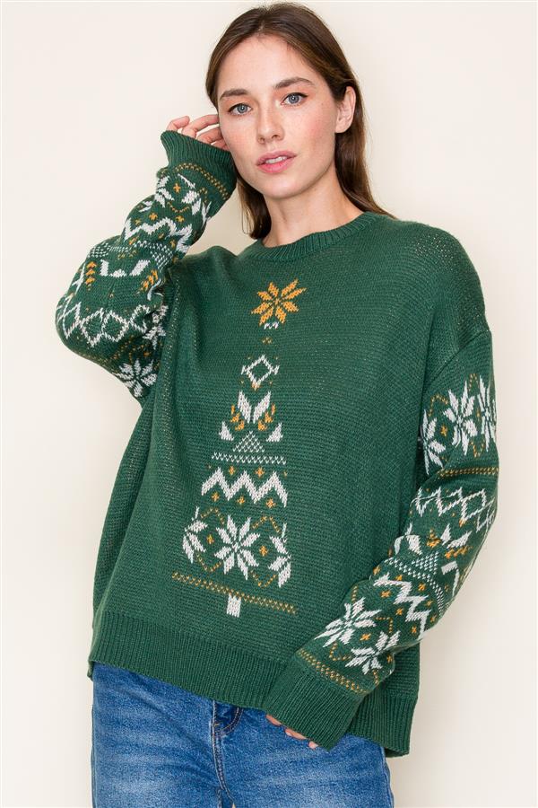 OH CHRISTMAS TREE SWEATER