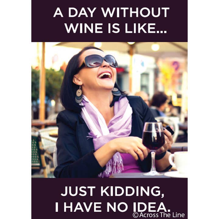 A DAY WITHOUT WINE IS LIKE... MAGNET