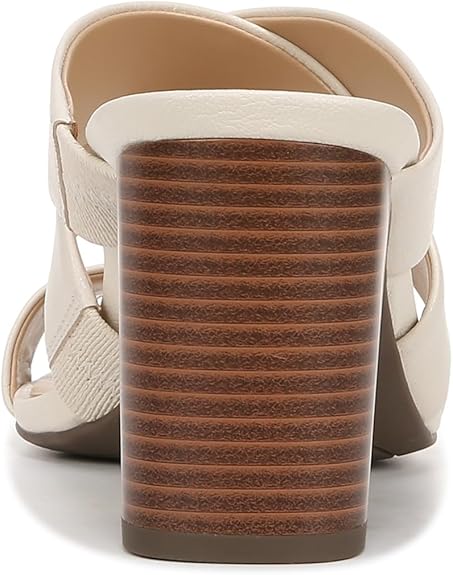 VIONIC MERLOT CREAM CROSS STRAP HEEL