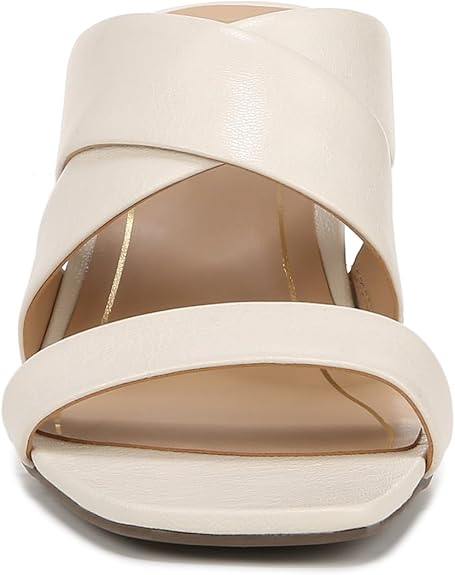 VIONIC MERLOT CREAM CROSS STRAP HEEL