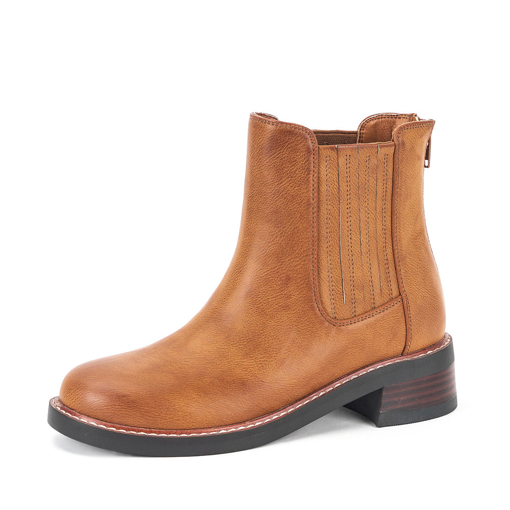 TAN CLYDE CHELSEA  BOOT