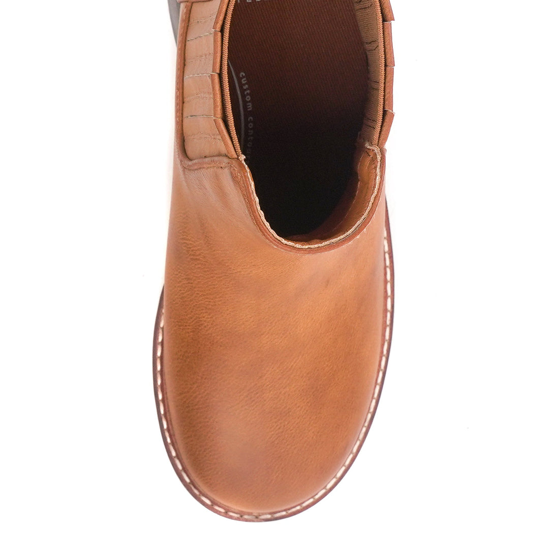 TAN CLYDE CHELSEA  BOOT