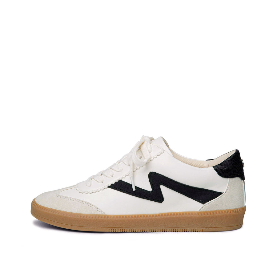 BLACK ZELDIE LACE-UP SNEAKERS