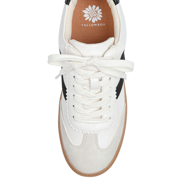 BLACK ZELDIE LACE-UP SNEAKERS