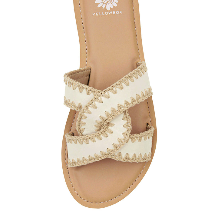 CREAM DANDIE SLIDE SANDAL