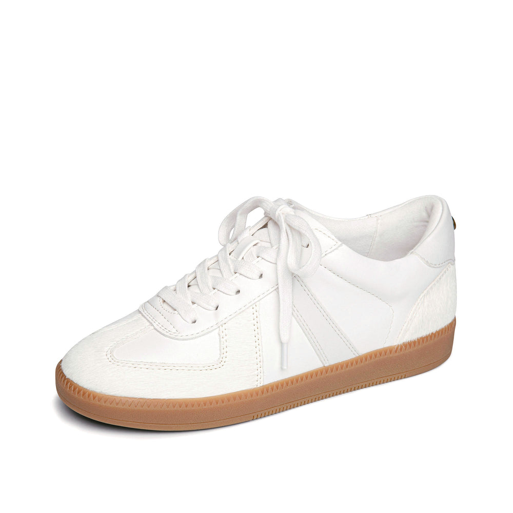 WHITE ZAYNE LACE-UP SNEAKER