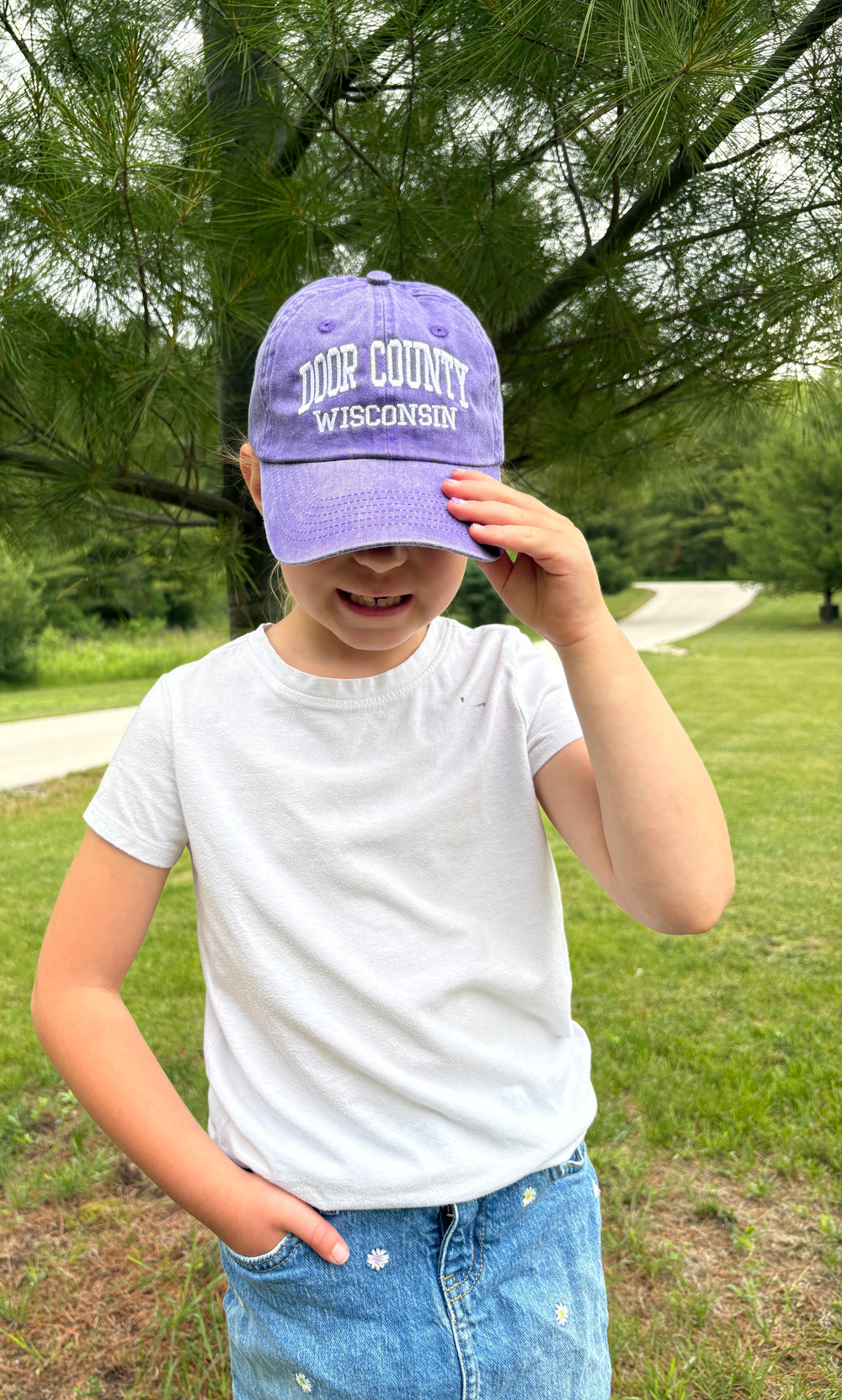 YOUTH PURPLE DOOR COUNTY ACADEMY HAT