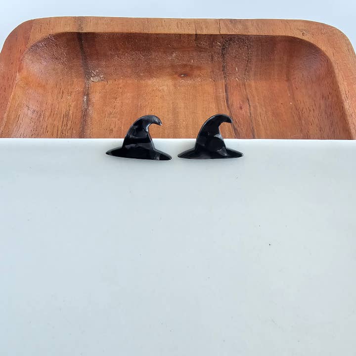 WITCH HAT POST EARRINGS