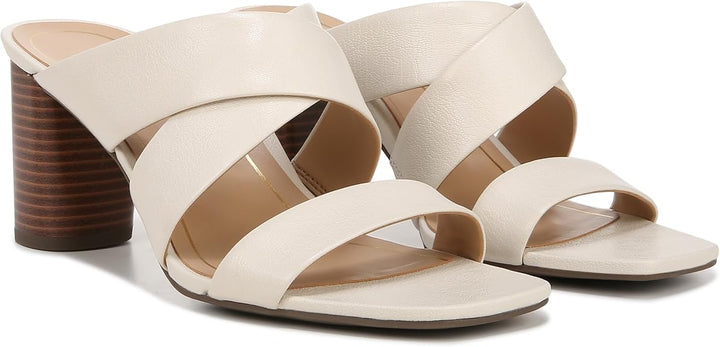 VIONIC MERLOT CREAM CROSS STRAP HEEL