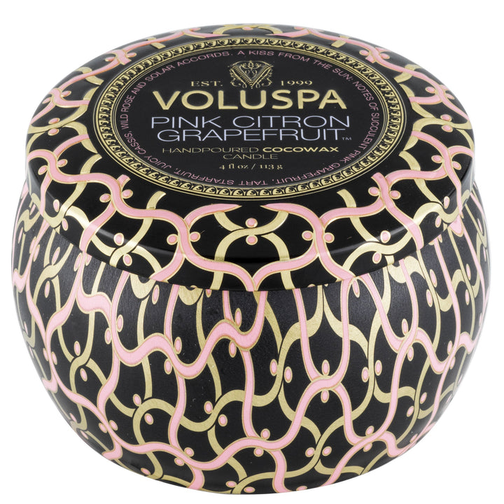 PINK CITRON MINI TIN CANDLE