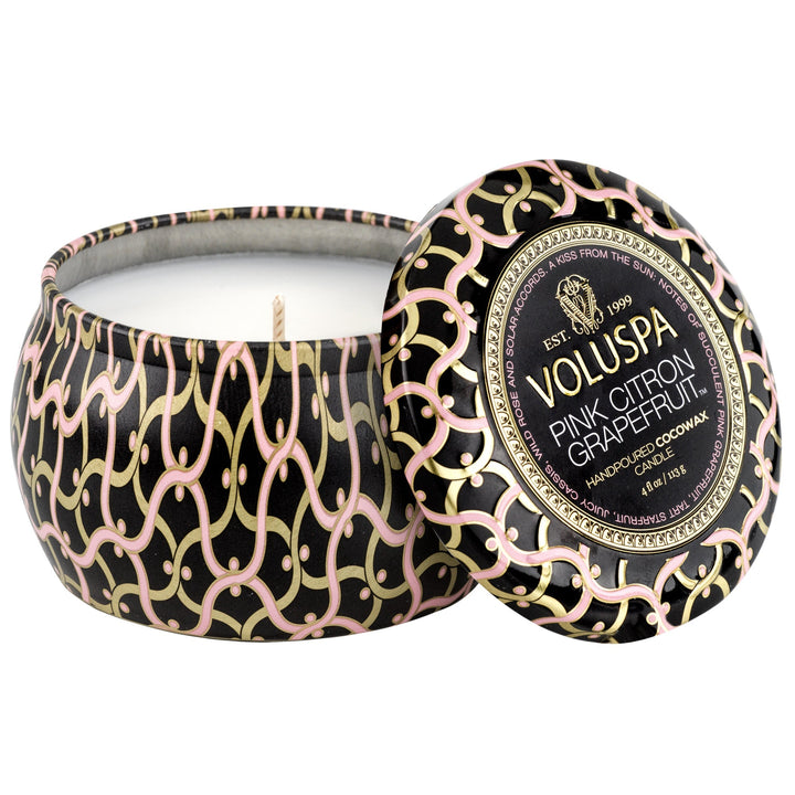 PINK CITRON MINI TIN CANDLE