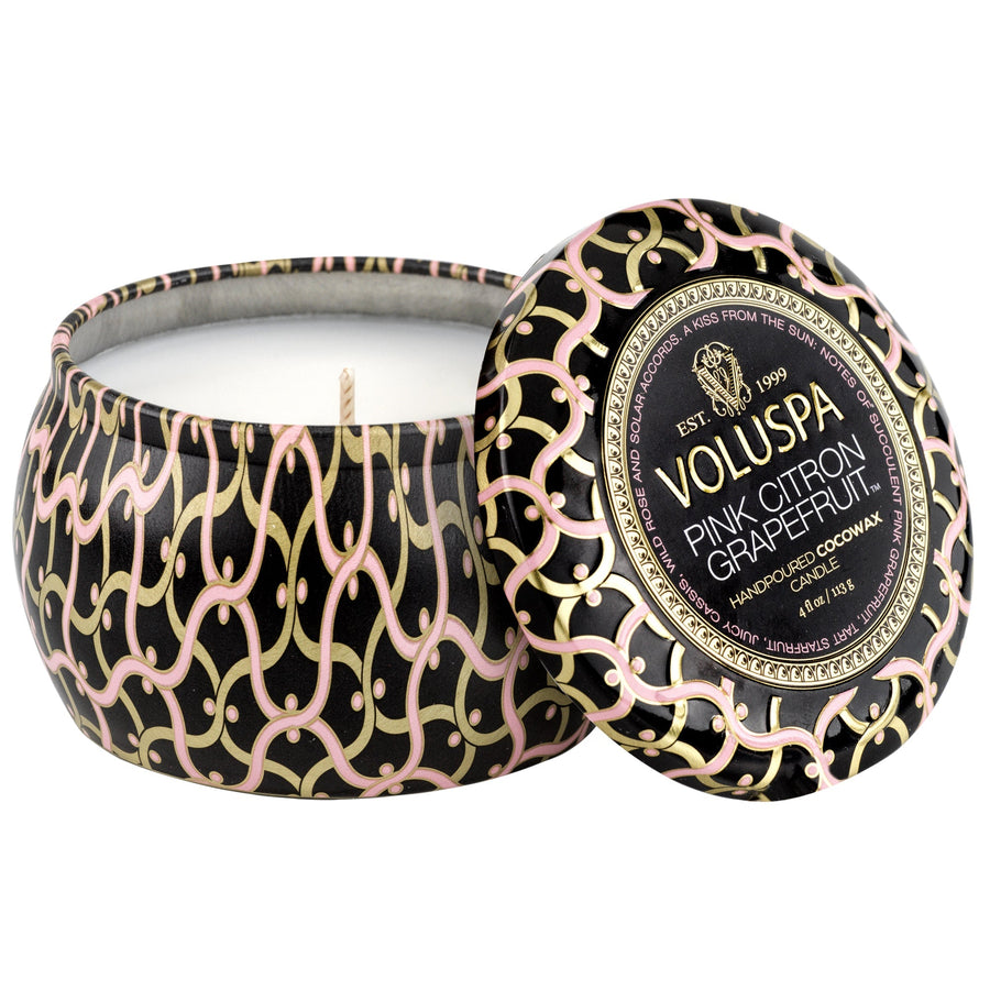 PINK CITRON MINI TIN CANDLE