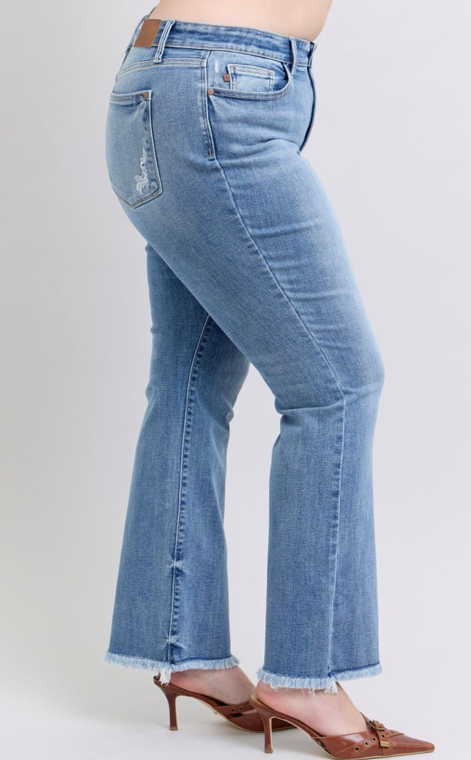 PLUS DOLLY BOOTCUT HIGH WAIST JEANS