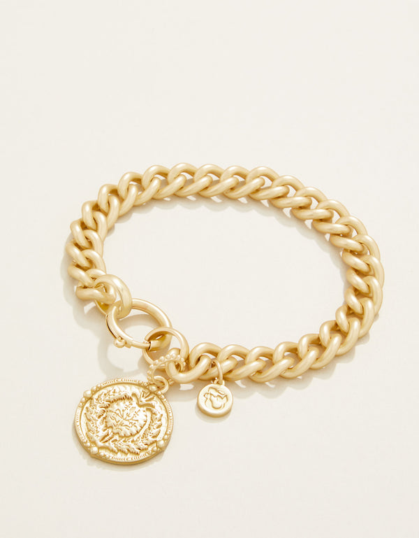 DAMASK GOLD COIN BRACELET