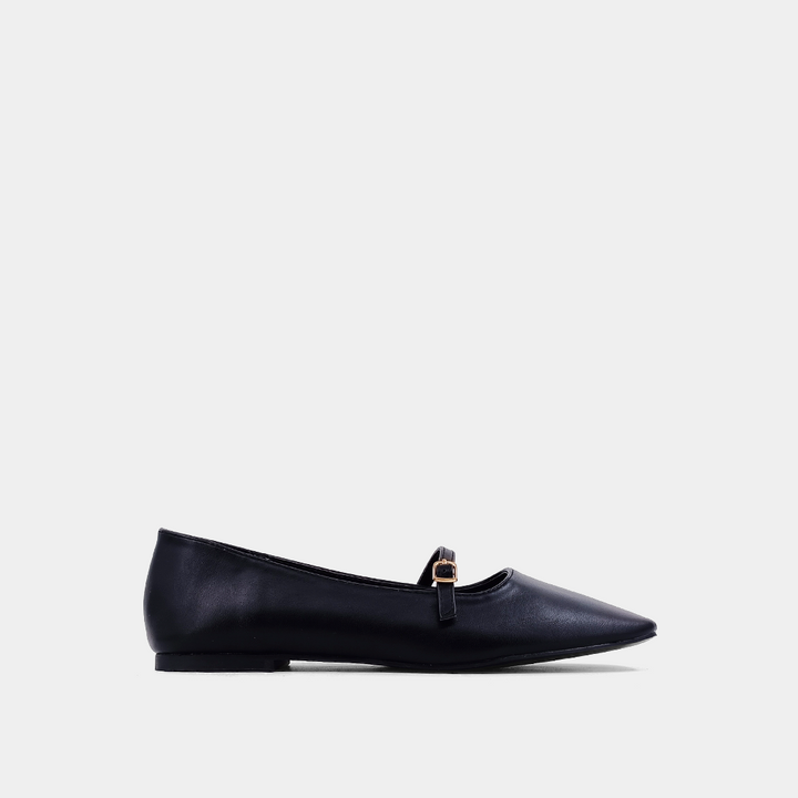 BLACK ADELE FLATS
