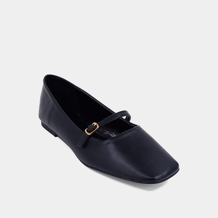 BLACK ADELE FLATS
