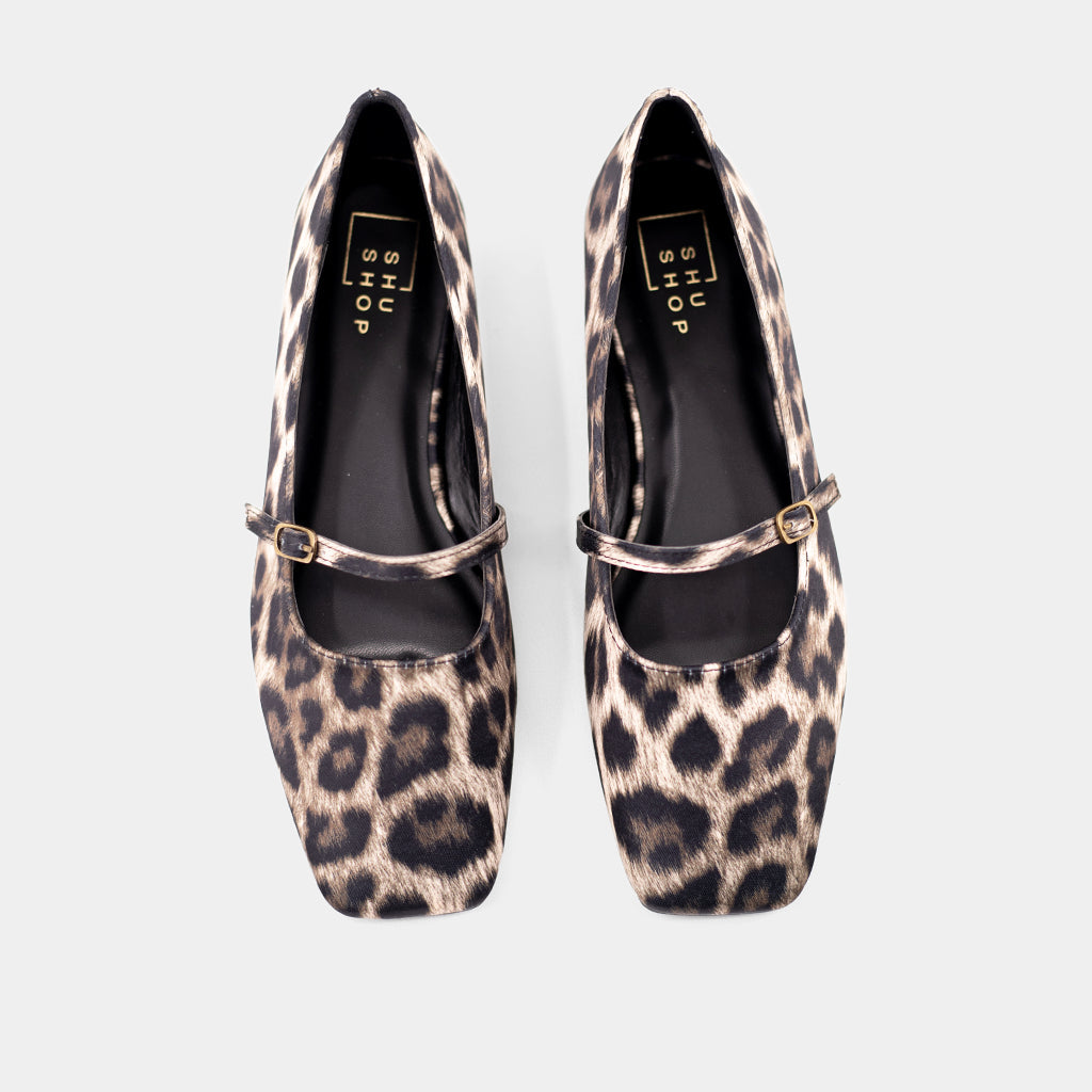 LEOPARD ADELE FLATS
