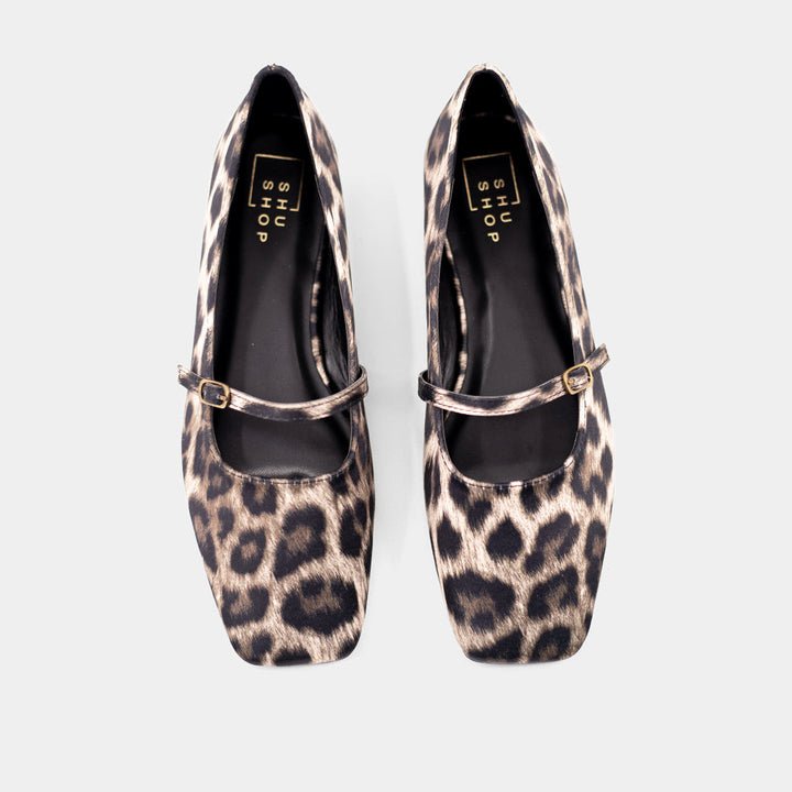 LEOPARD ADELE FLATS