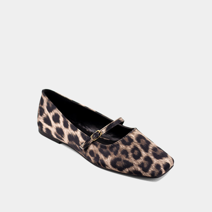 LEOPARD ADELE FLATS