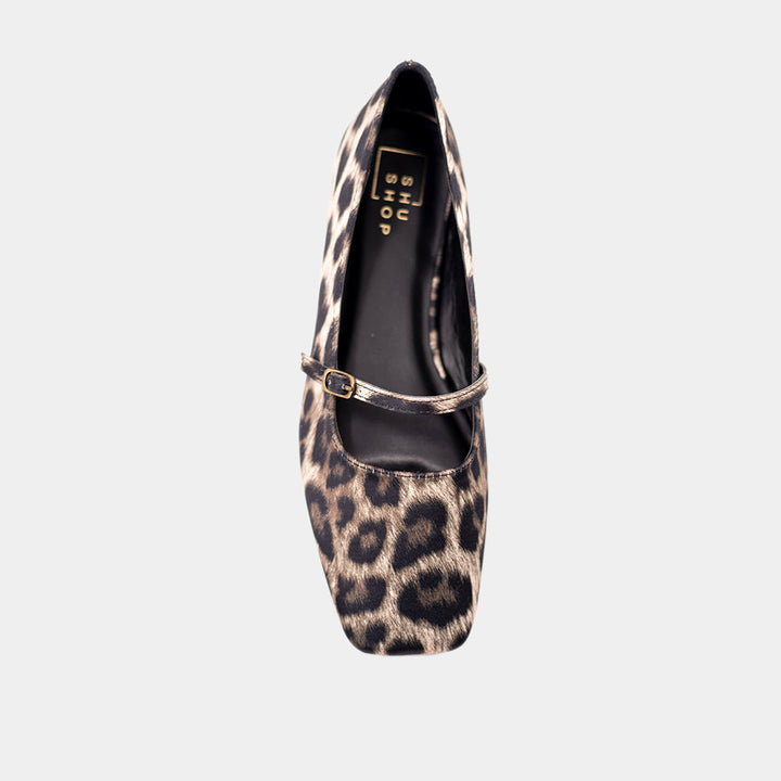 LEOPARD ADELE FLATS