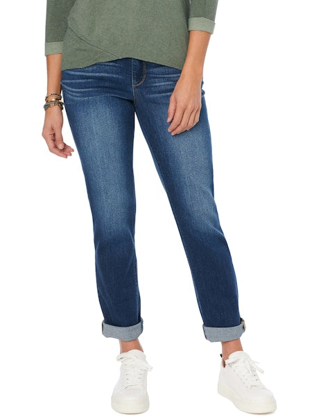 BLUE AB SOLUTION REPREVE GIRLFRIEND JEANS