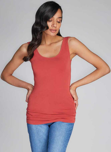 BRICK BAMBOO DOUBLE SCOOP TANK