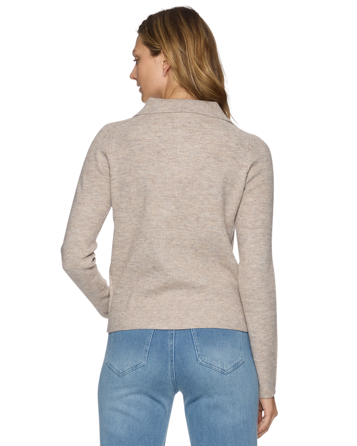 CASTLEBERRY TAUPE HEATHER SWEATER