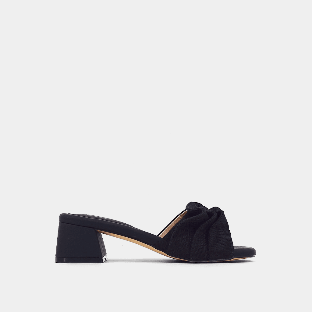 BLACK FRANCES BLOCK HEEL