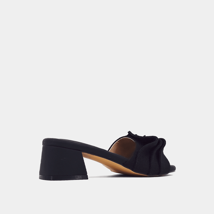 BLACK FRANCES BLOCK HEEL