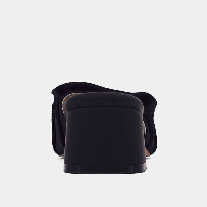 BLACK FRANCES BLOCK HEEL