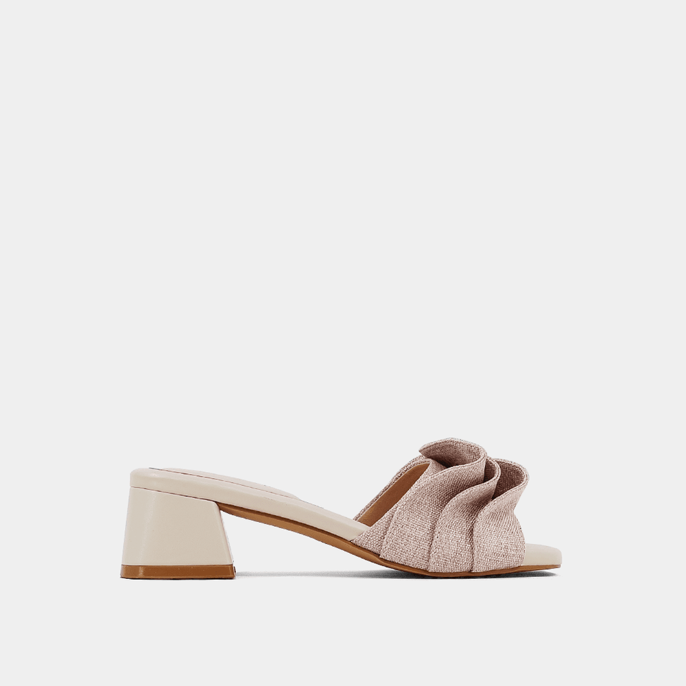 NATURAL FRANCES BLOCK HEEL