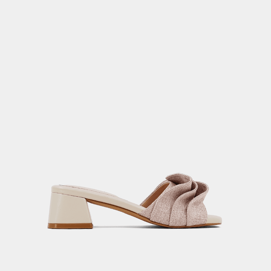 NATURAL FRANCES BLOCK HEEL