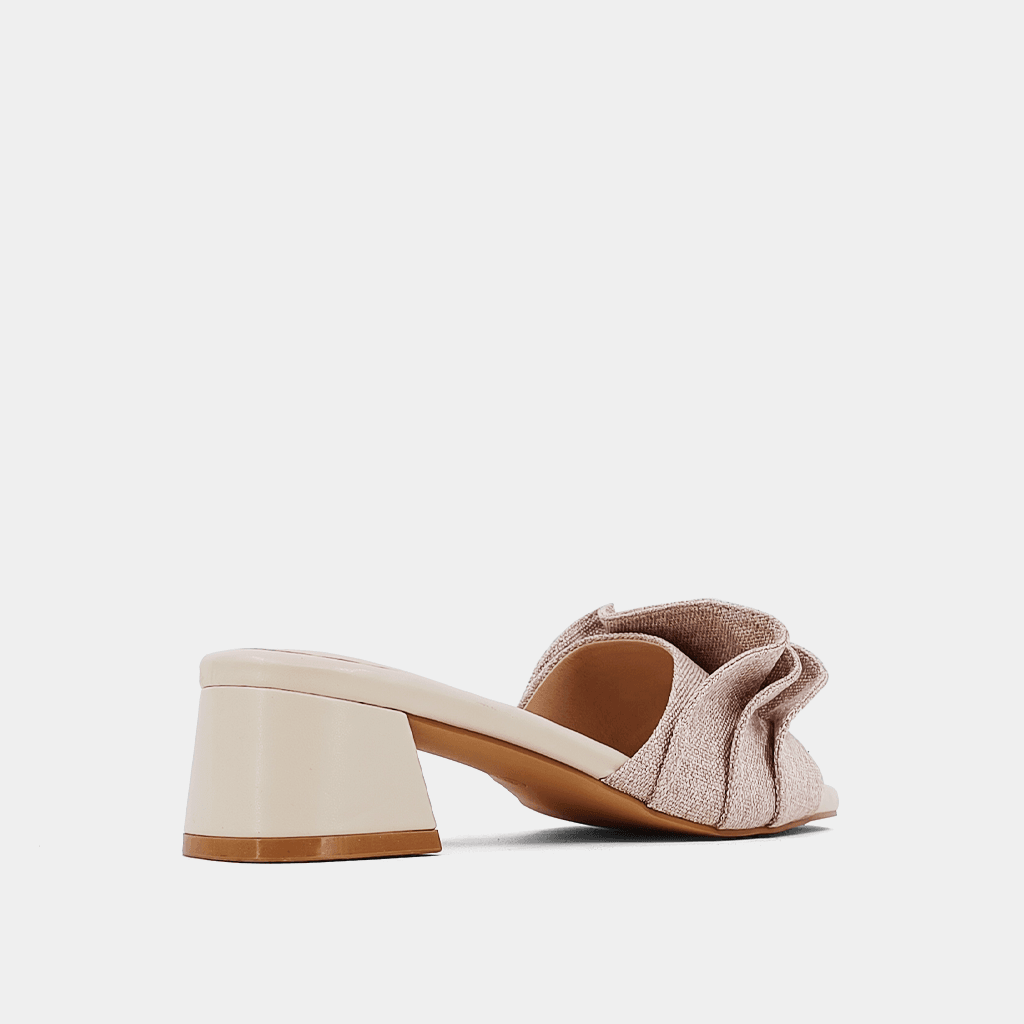 NATURAL FRANCES BLOCK HEEL